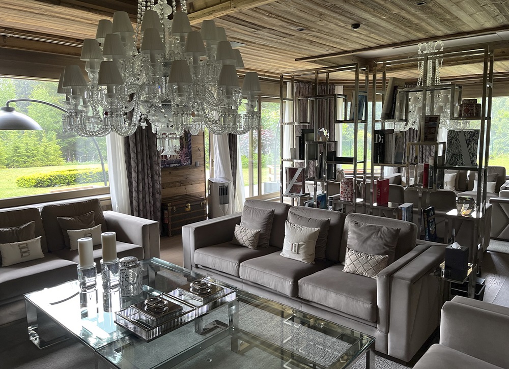 Vermietung von Polar Wind Style-Klimaanlagen für ein extraluxuriöses Chalet.