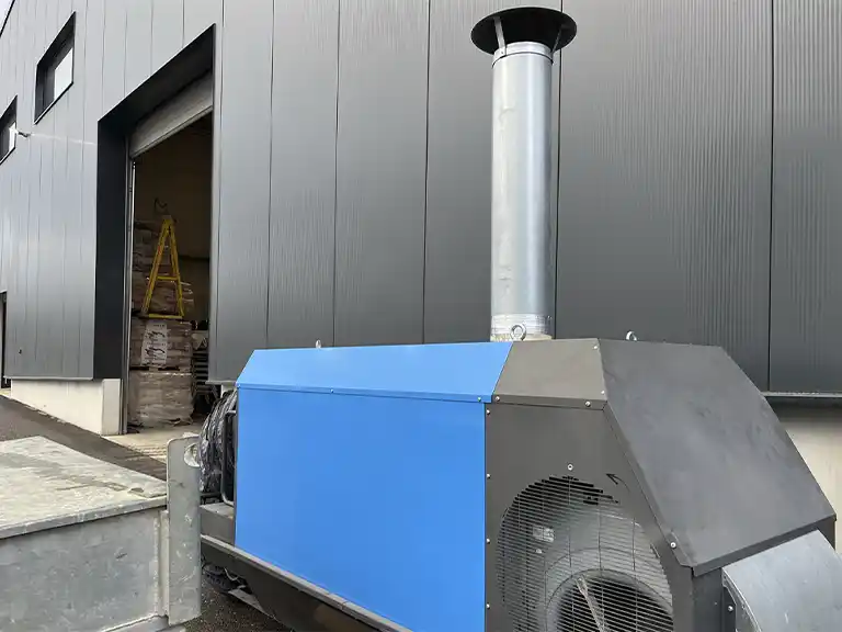 Über Beheizung Banner